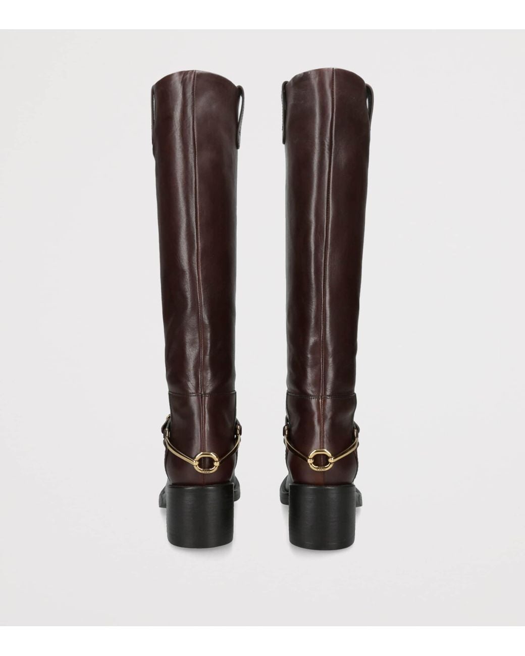 Chloé Brown Leather Dakota Knee-High Boots 70