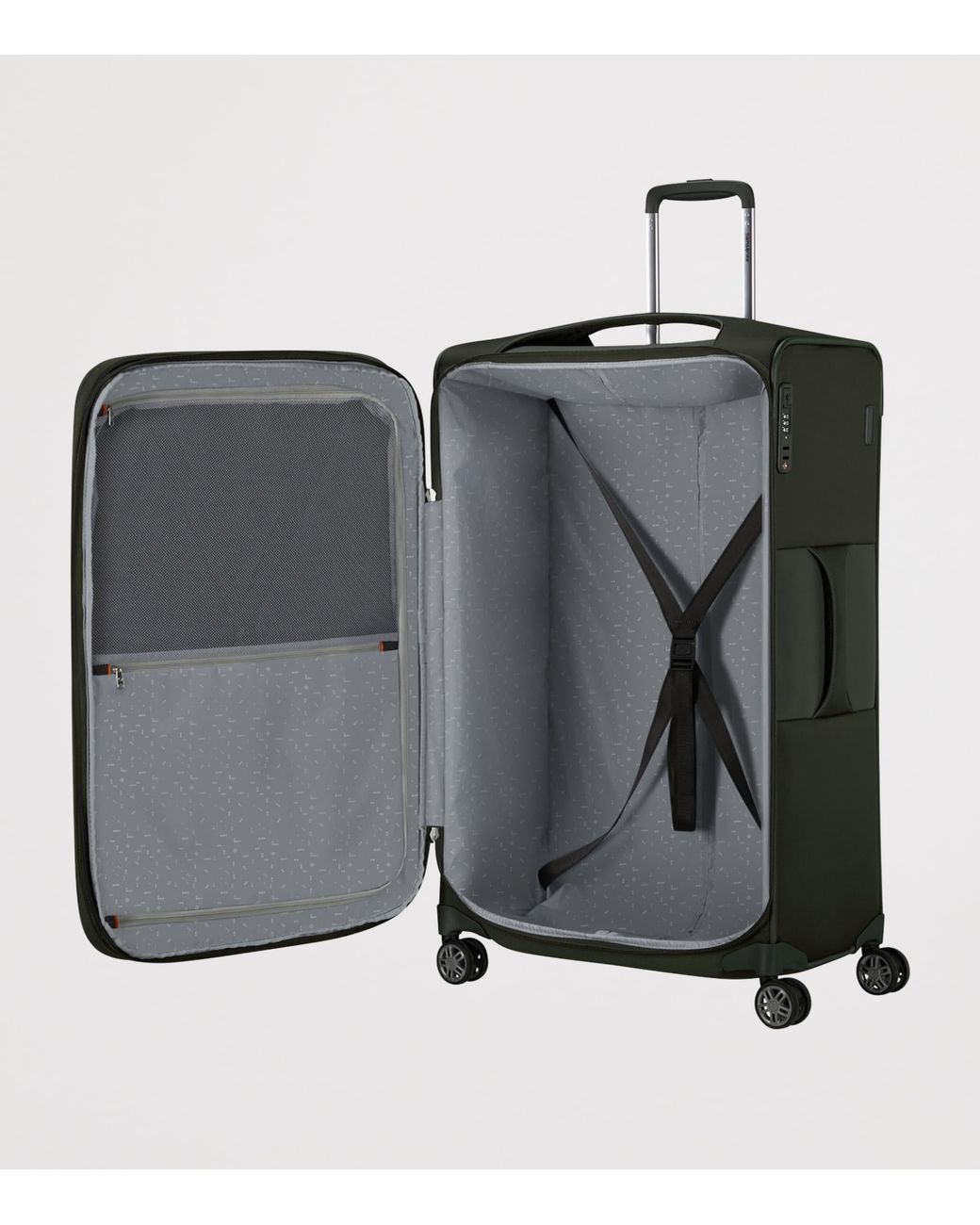 Samsonite Green Expandable Re-Lite Spinner Suitcase