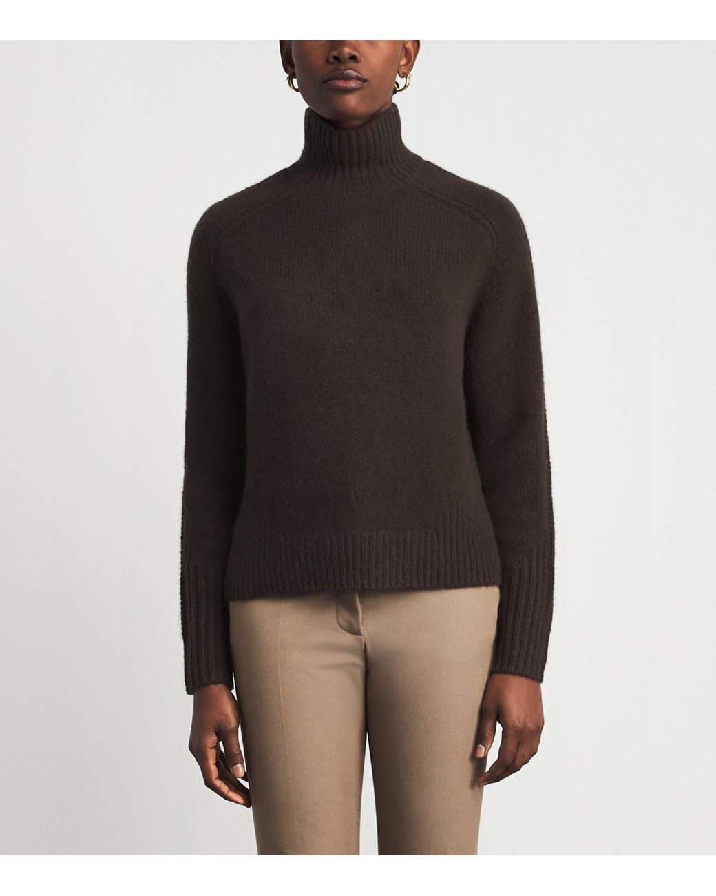 Joseph Brown Cashmere Rollneck Tilly Lofty Sweater