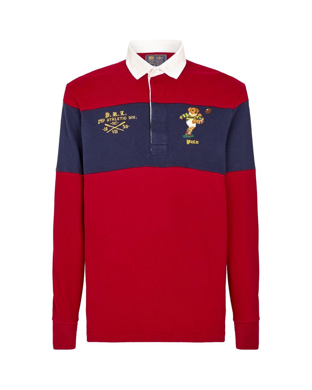 Polo Ralph Lauren Polo Bear Rugby Polo Shirt in Blue for Men | Lyst
