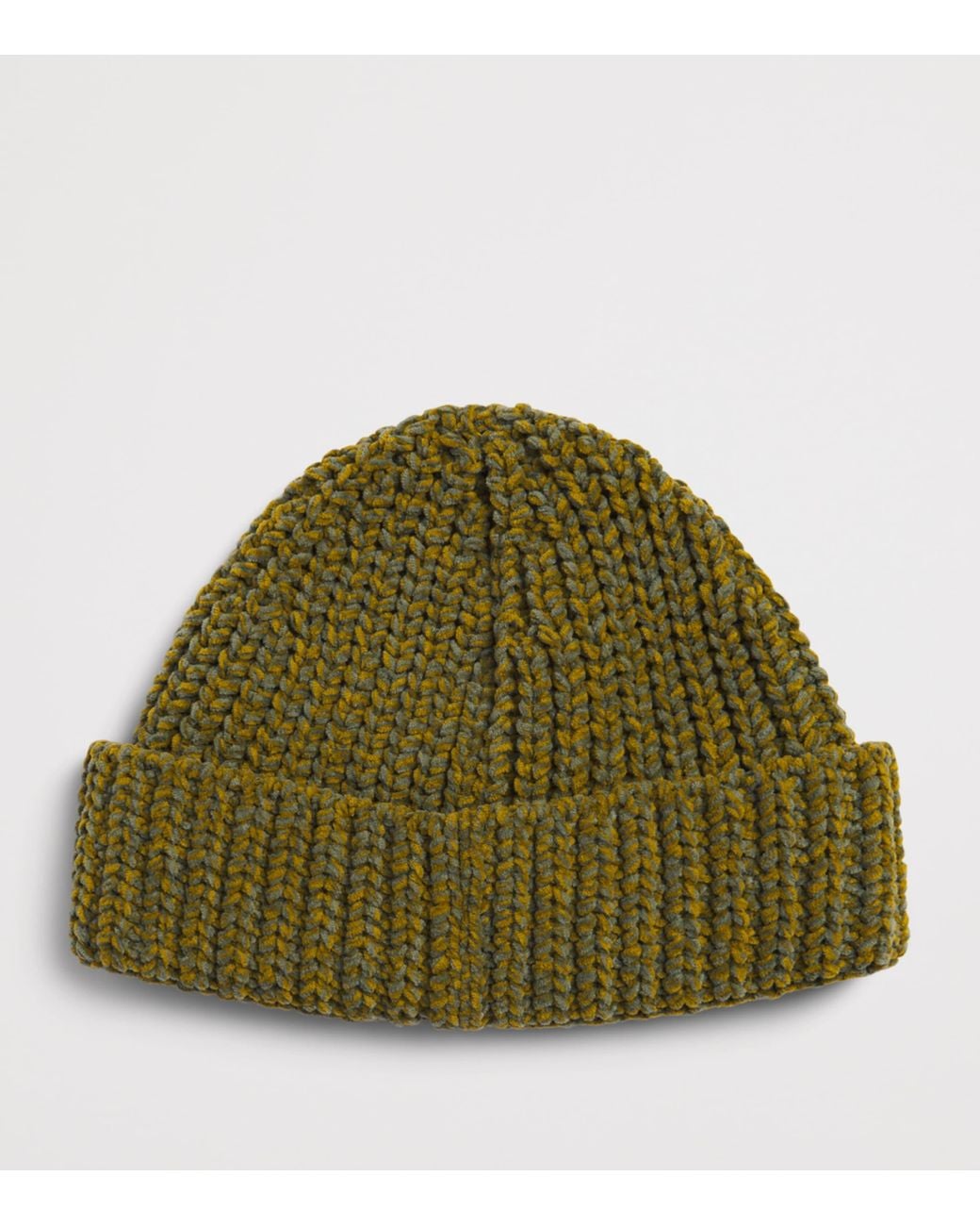 Stone Island Green Cotton Logo Beanie for men