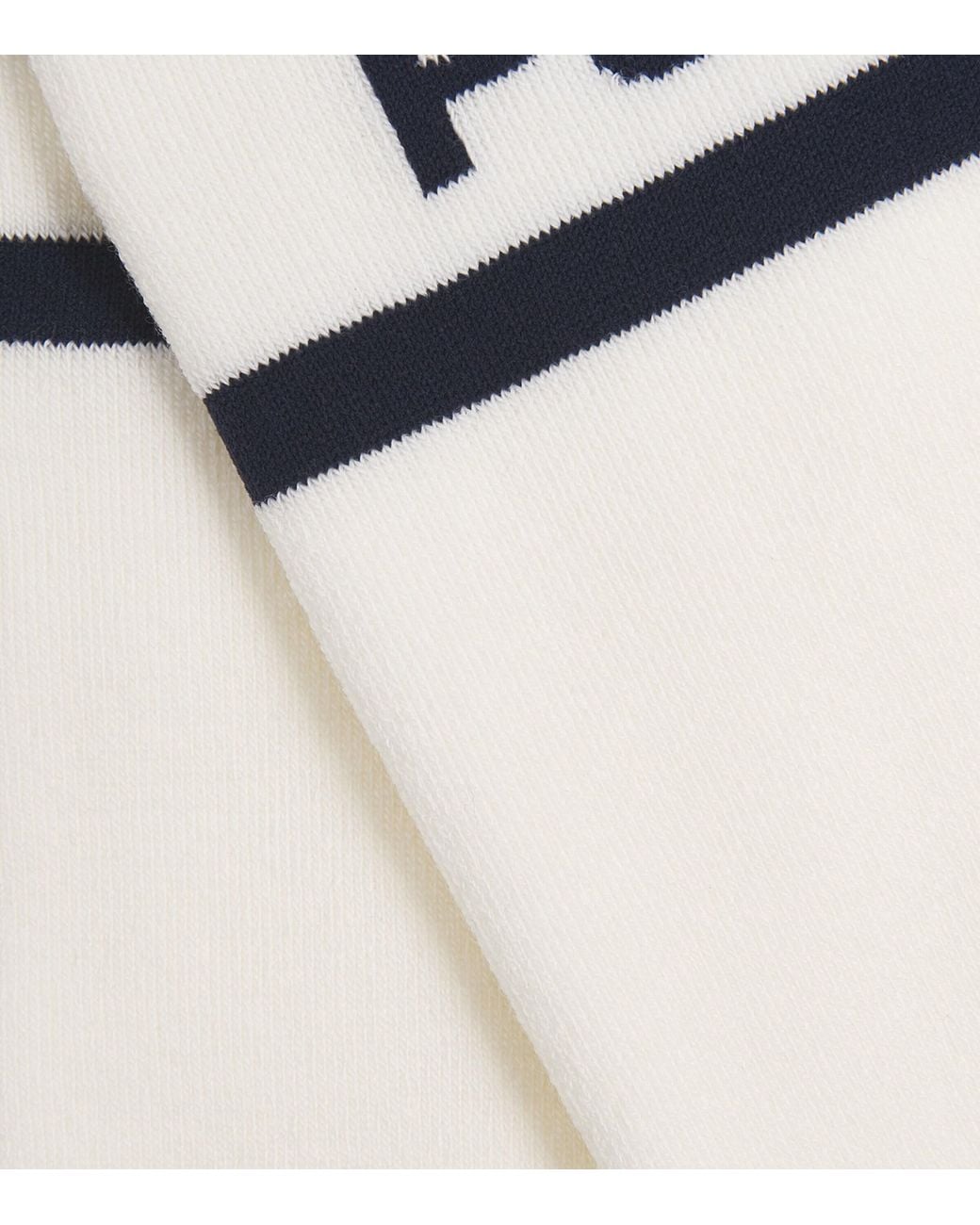 Fusalp White Wool-Blend Piste Pro High Socks for men