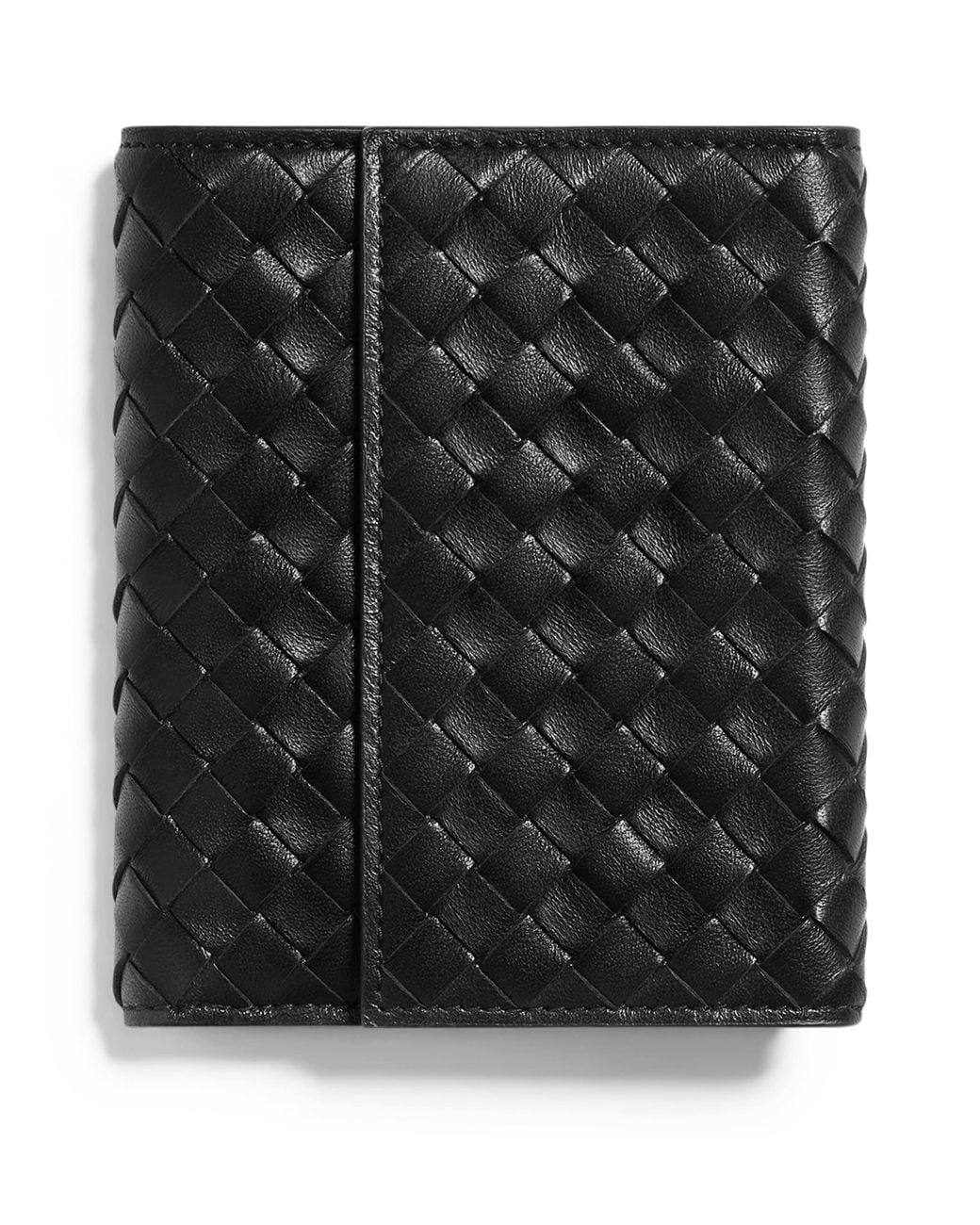 Bottega Veneta Black Small Leather Piccolo Bifold Wallet