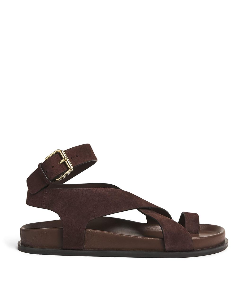 A.Emery Brown Suede Jalen Sandals