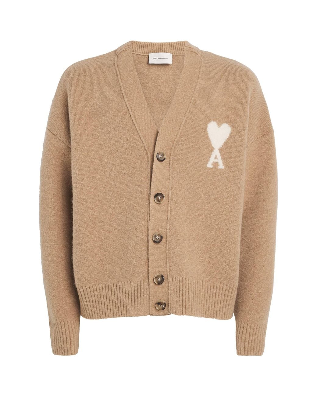 AMI Natural Ami De Coeur Cardigan for men