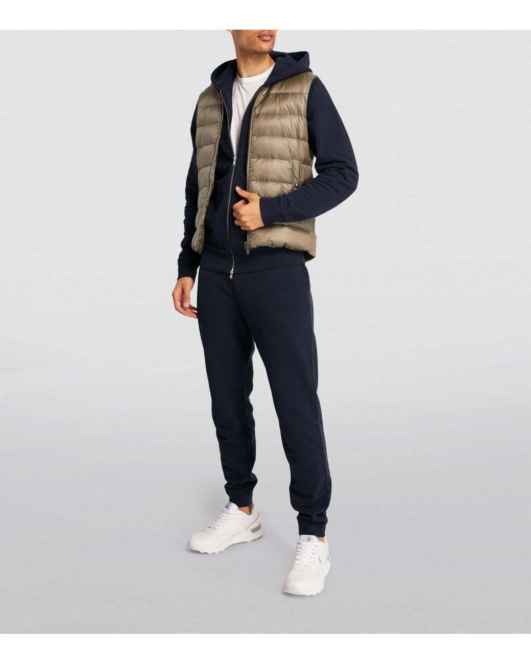 Sunspel Blue Loopback Sweatpants for men
