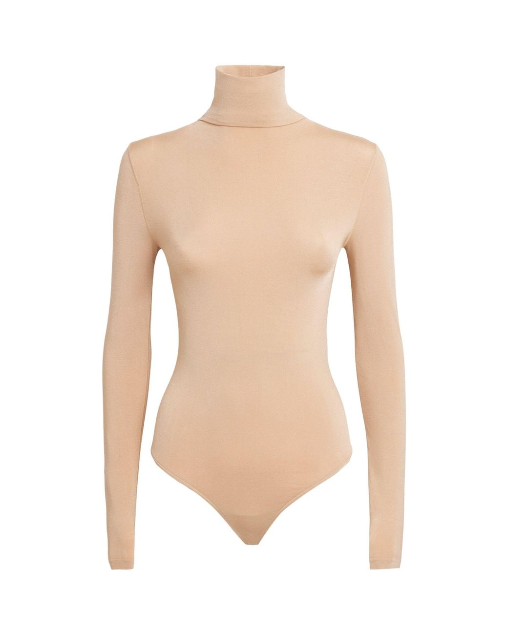 Wolford Brown Rollneck Colorado Bodysuit