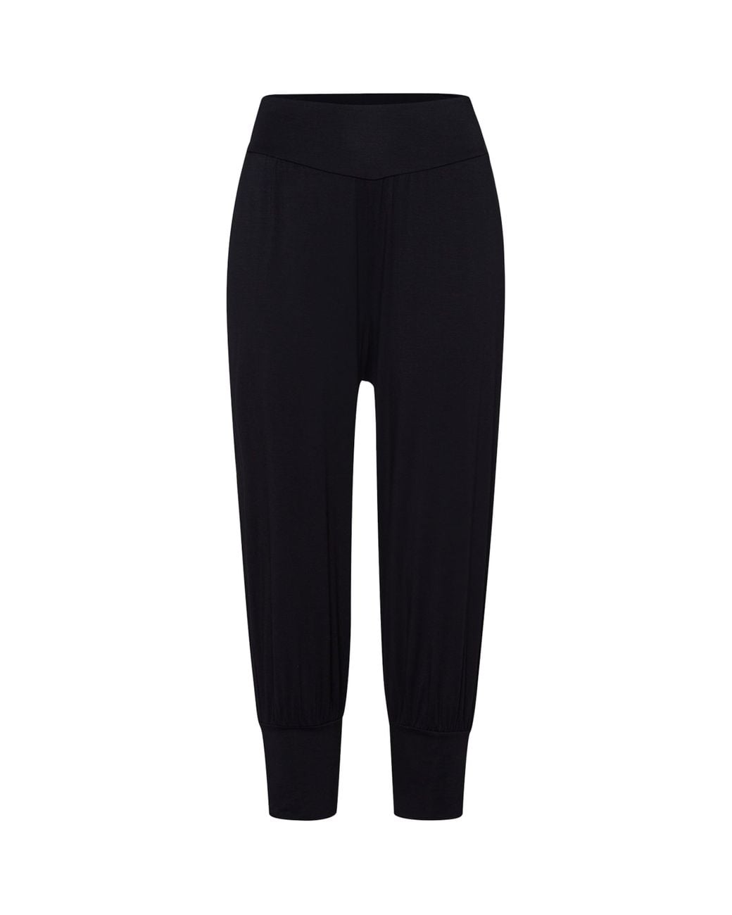 Hanro Blue Stretch-Modal Yoga Trousers
