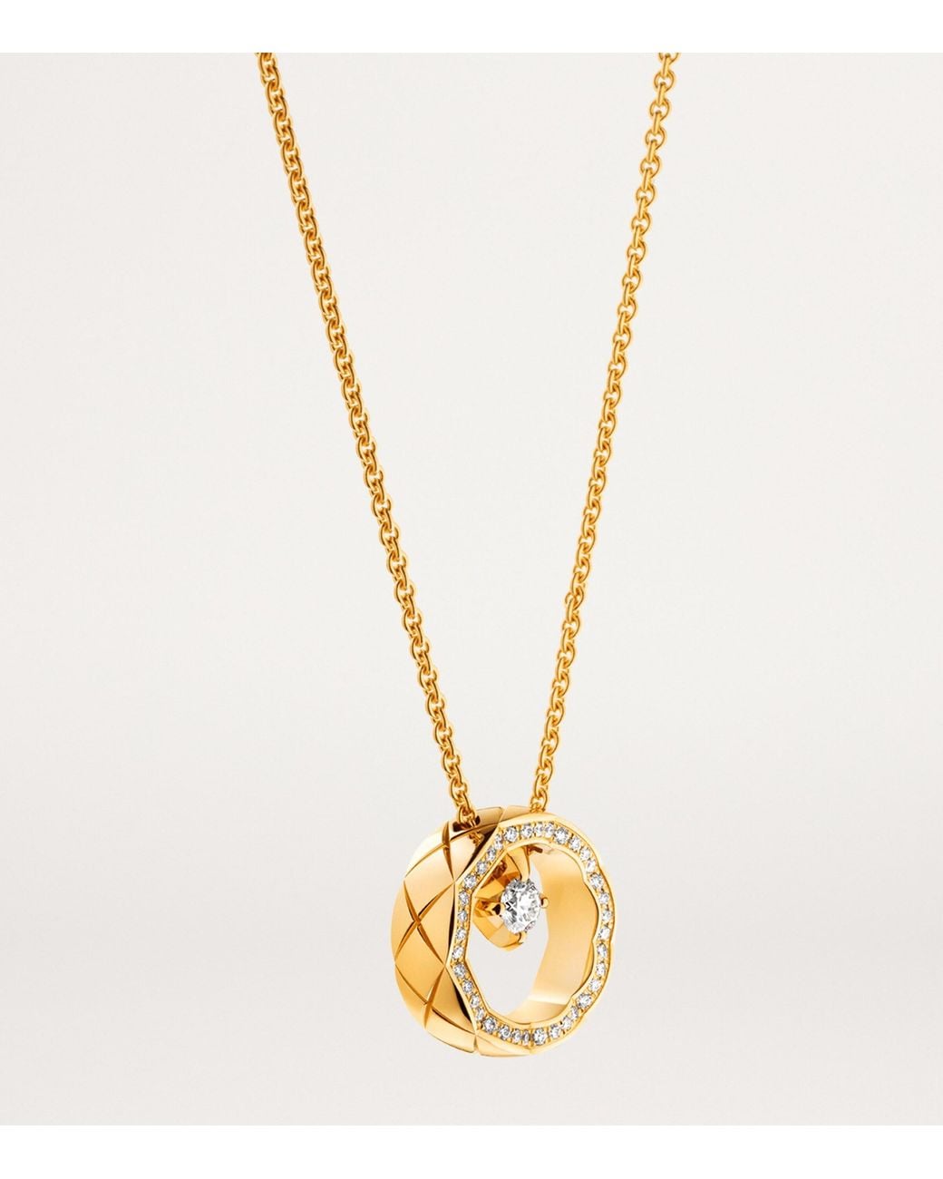 Chanel Natural And Diamond Coco Crush Necklace
