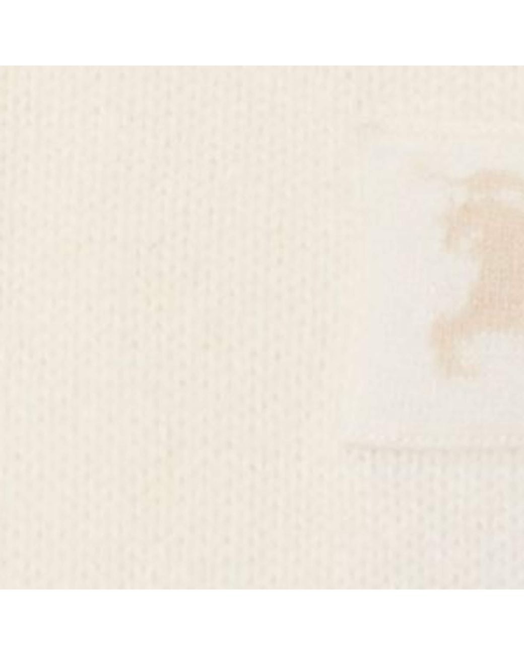 Burberry White Cashmere Ekd-Embroidered Sweater