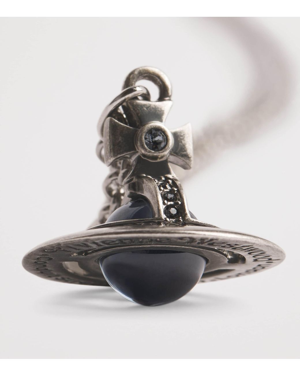 Vivienne Westwood Metallic Tiny Orb Pendant Necklace for men