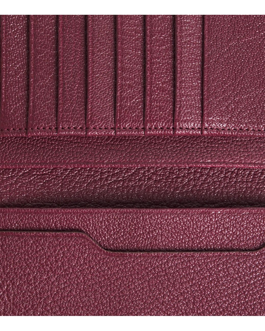Swaine Black Leather Tall Jacket Wallet for men