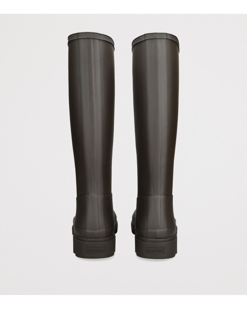 Hunter Black Downpour Tall Wellington Boots