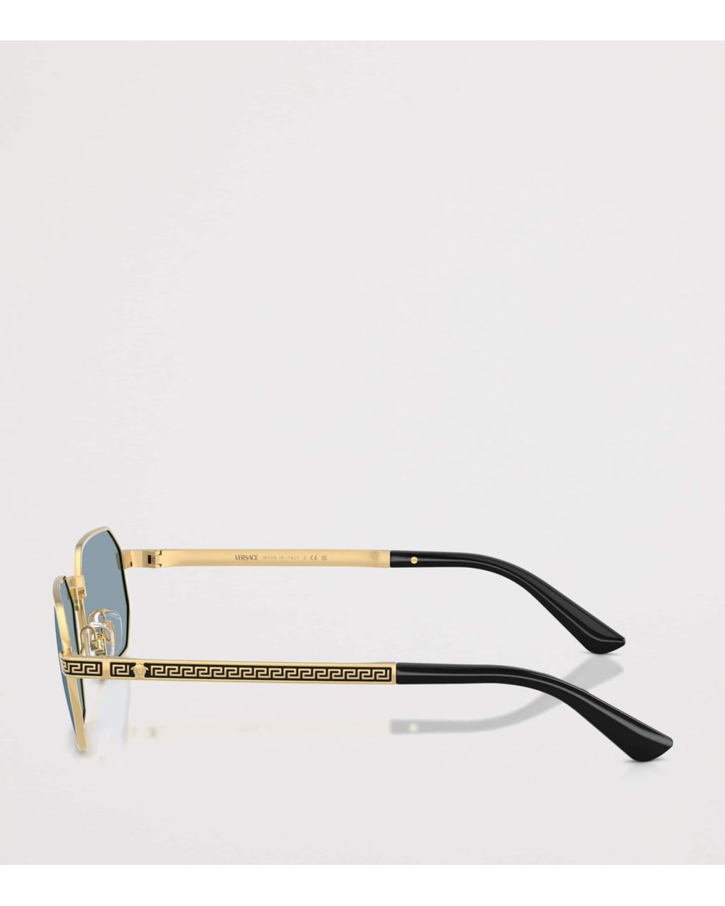 Versace Blue Metal Ve2297 Rectangle Sunglasses for men