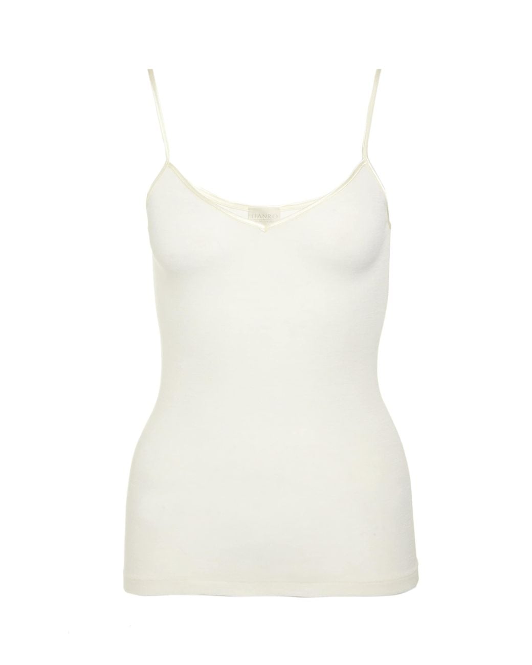 Hanro White Wool And Silk Camisole