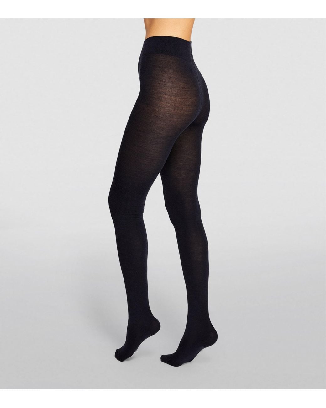 Falke Black Softmerino Tights