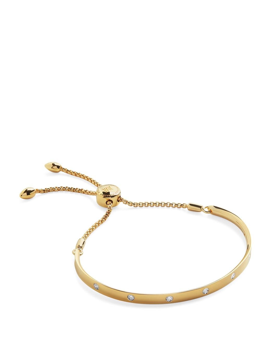 Monica Vinader Metallic Vermeil And Diamond Fiji Bracelet