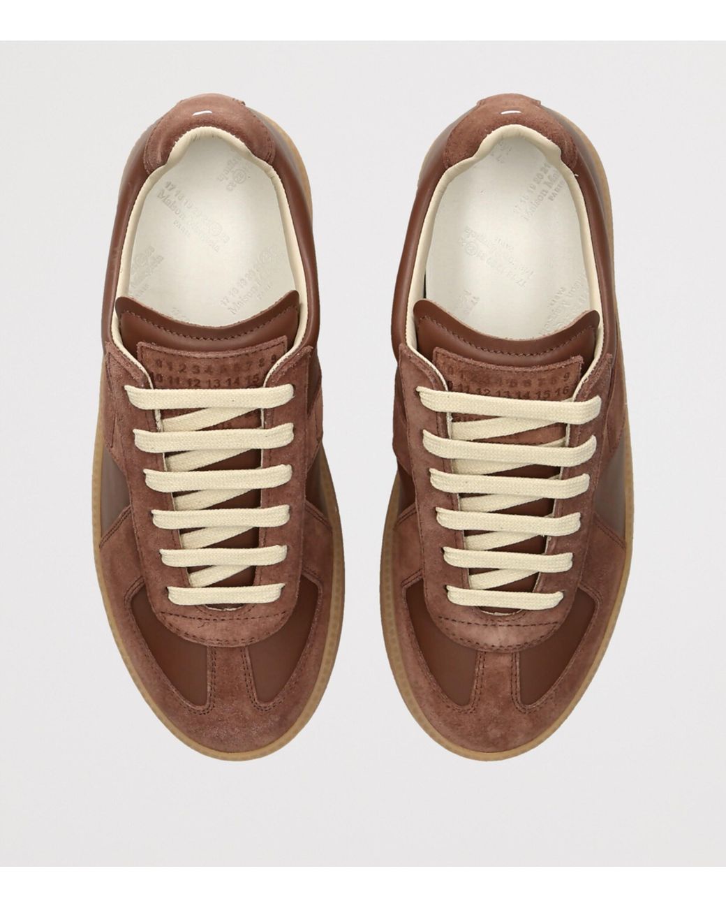 Maison Margiela Brown Leather Chunky Replica Sneakers