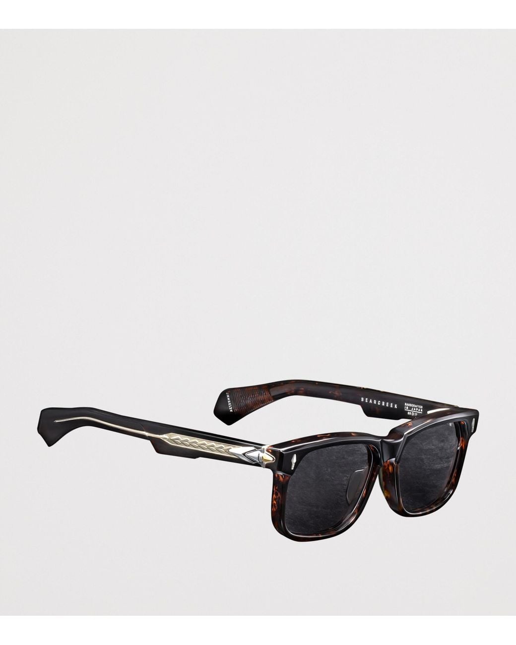 Jacques Marie Mage Black Bearcreek Square Sunglasses for men