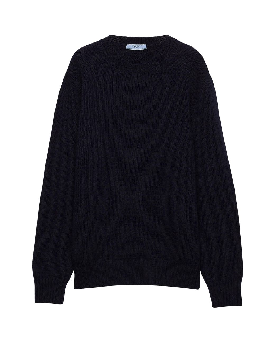Prada Blue Wool-Cashmere Sweatshirt