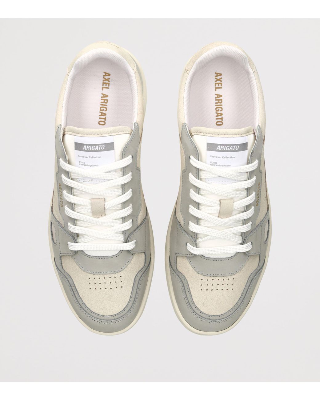 Axel Arigato White Suede Dice Sneakers for men