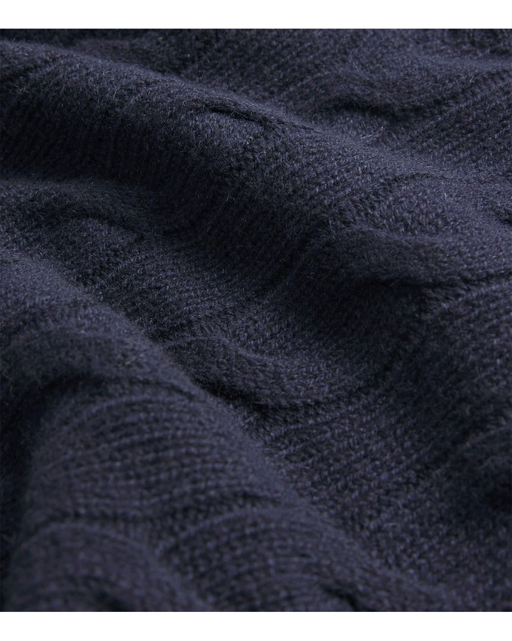 Ralph Lauren Blue Cashmere Cable-Knit Sweater for men