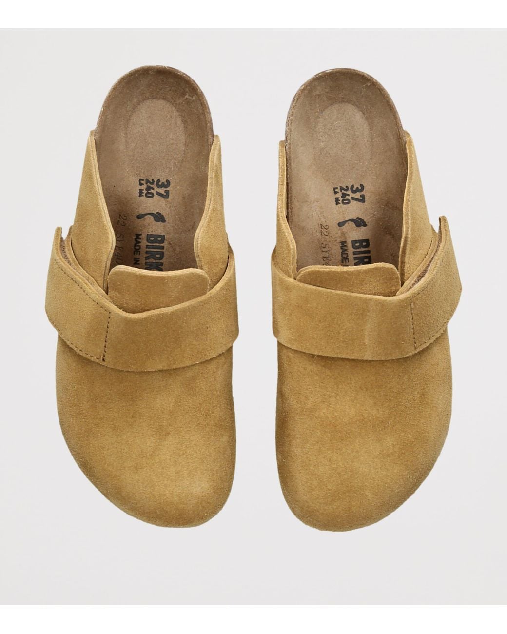 Birkenstock Brown Suede Loma Clogs