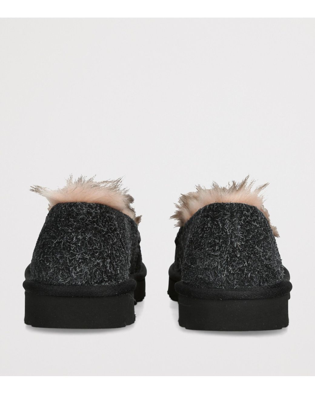 Ugg Black Textured Suede Ellis Loafers