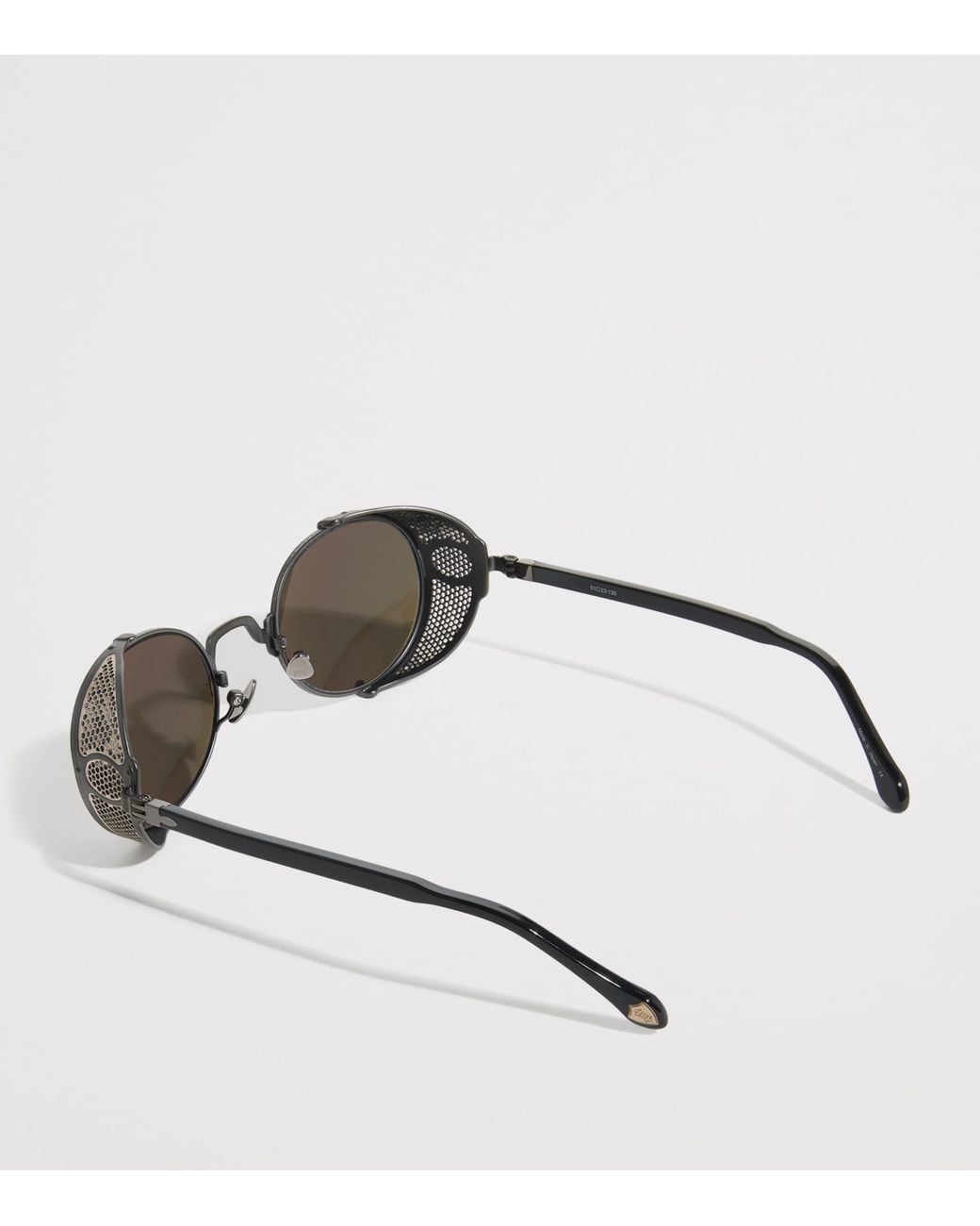 Matsuda Gray 10610H Round Sunglasses for men