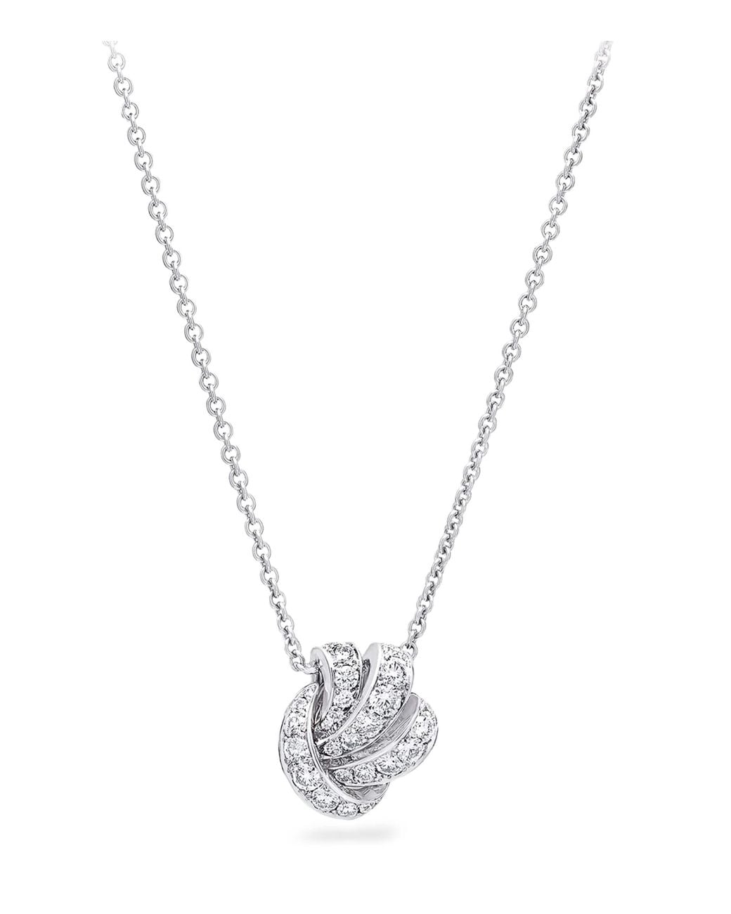 Graff Metallic And Diamond Tilda's Bow Necklace