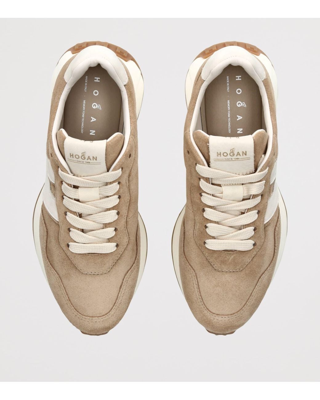 Hogan Natural Suede-Blend H641 Sneakers