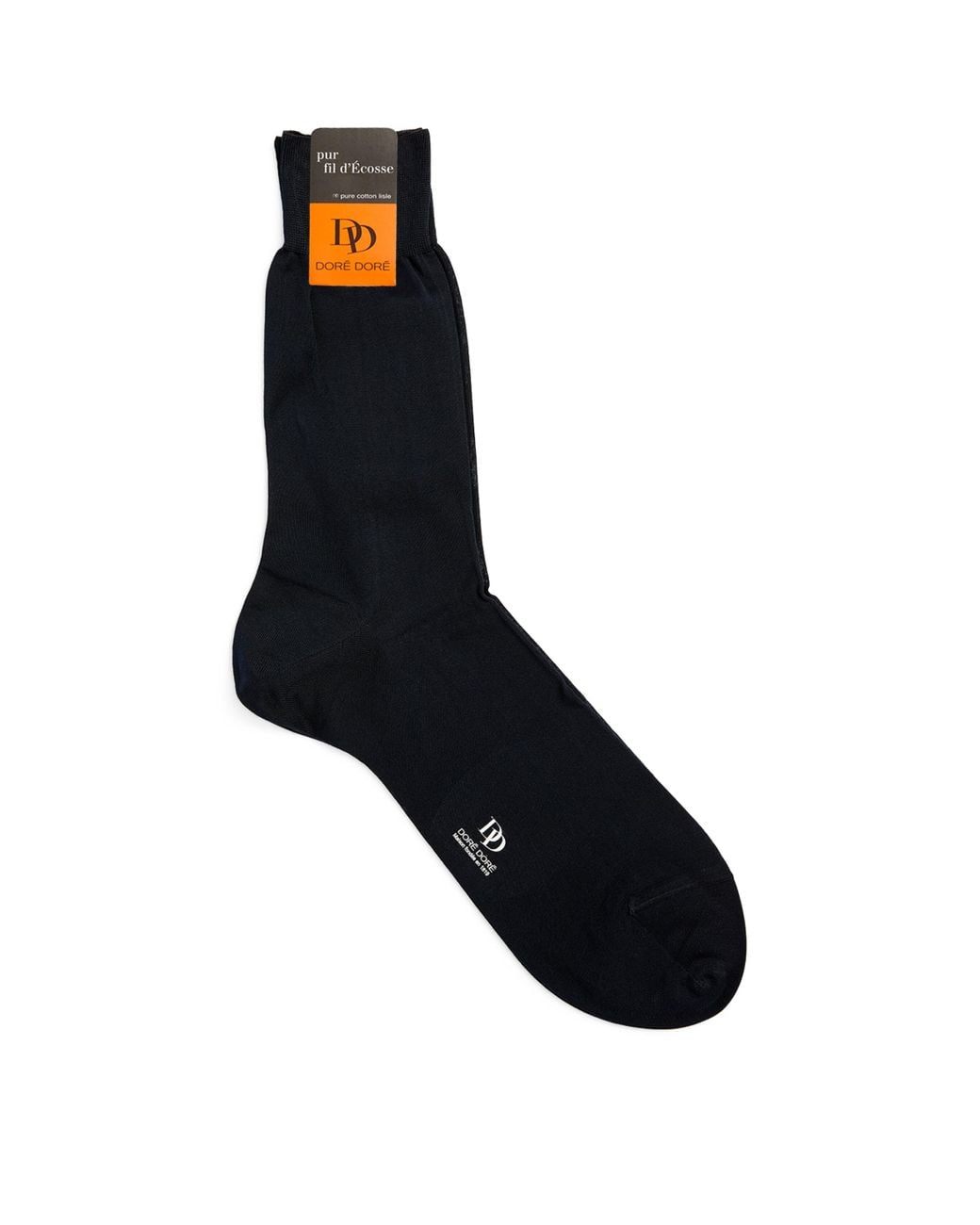 Doré Doré Black Cotton Socks for men