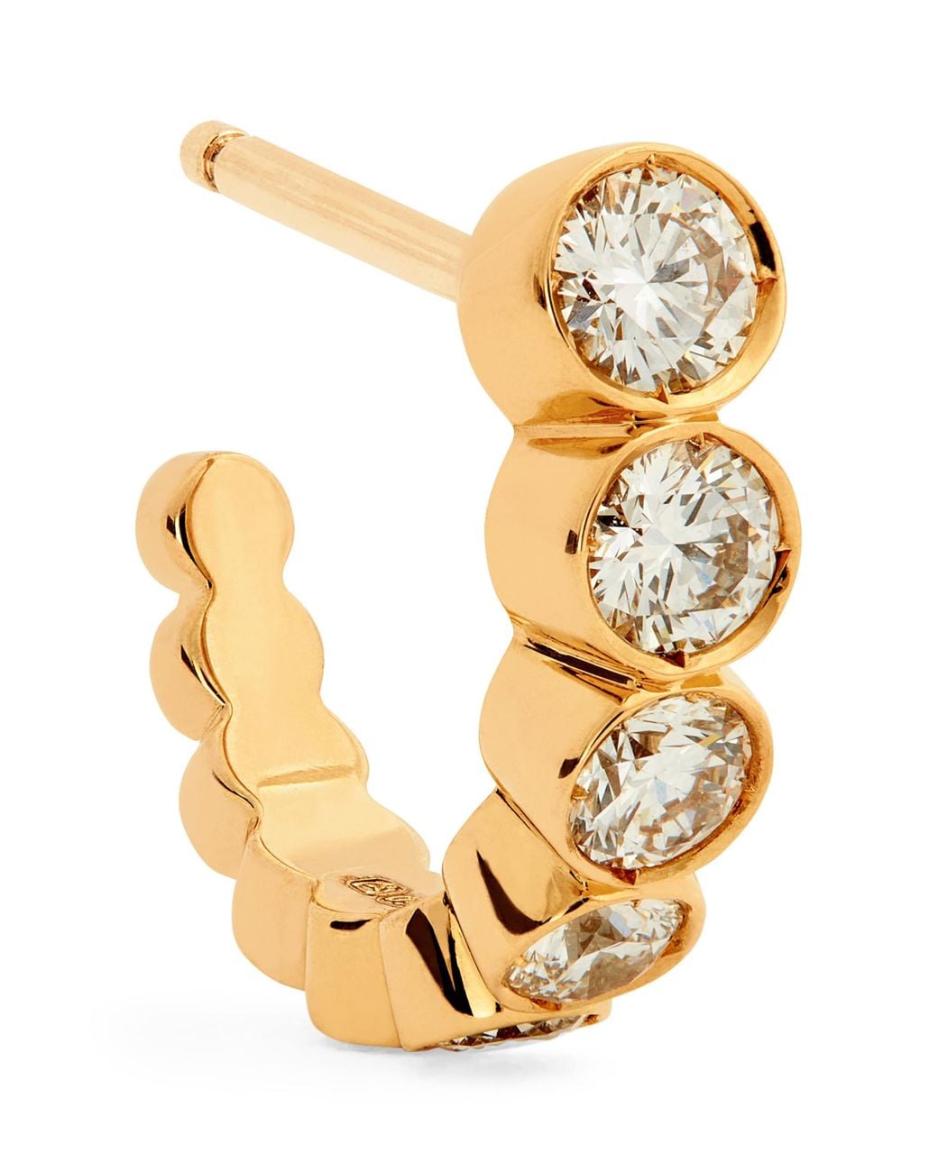 Sophie Bille Brahe Metallic 18k Boucle Diamond Single Earring