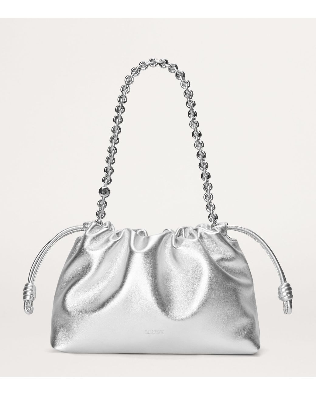 Loewe Medium Metallic Leather Flamenco Purse