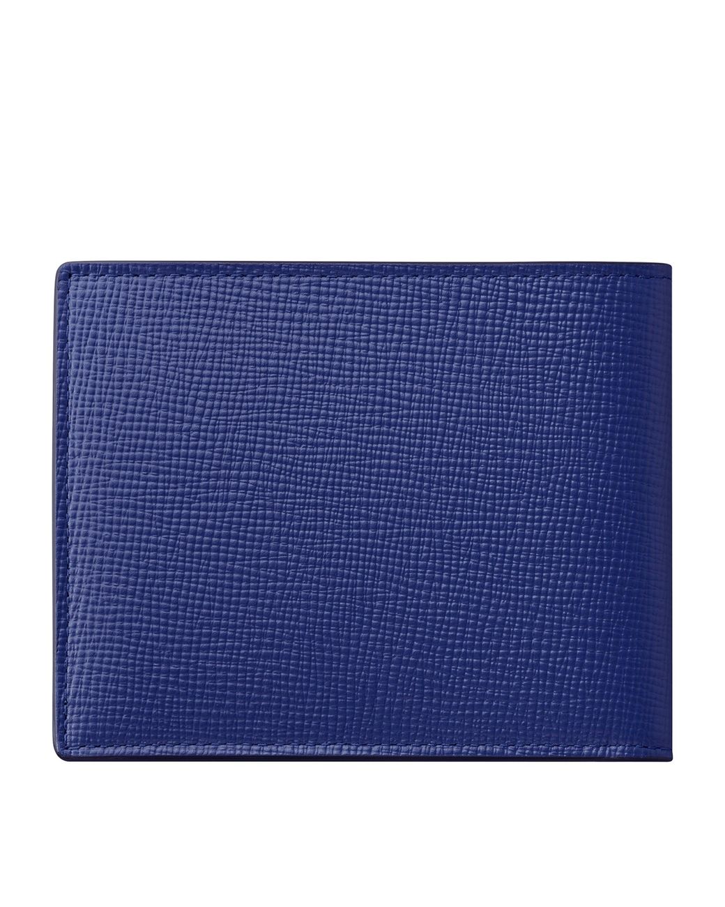 Cartier Blue Grained Leather Losange Wallet for men