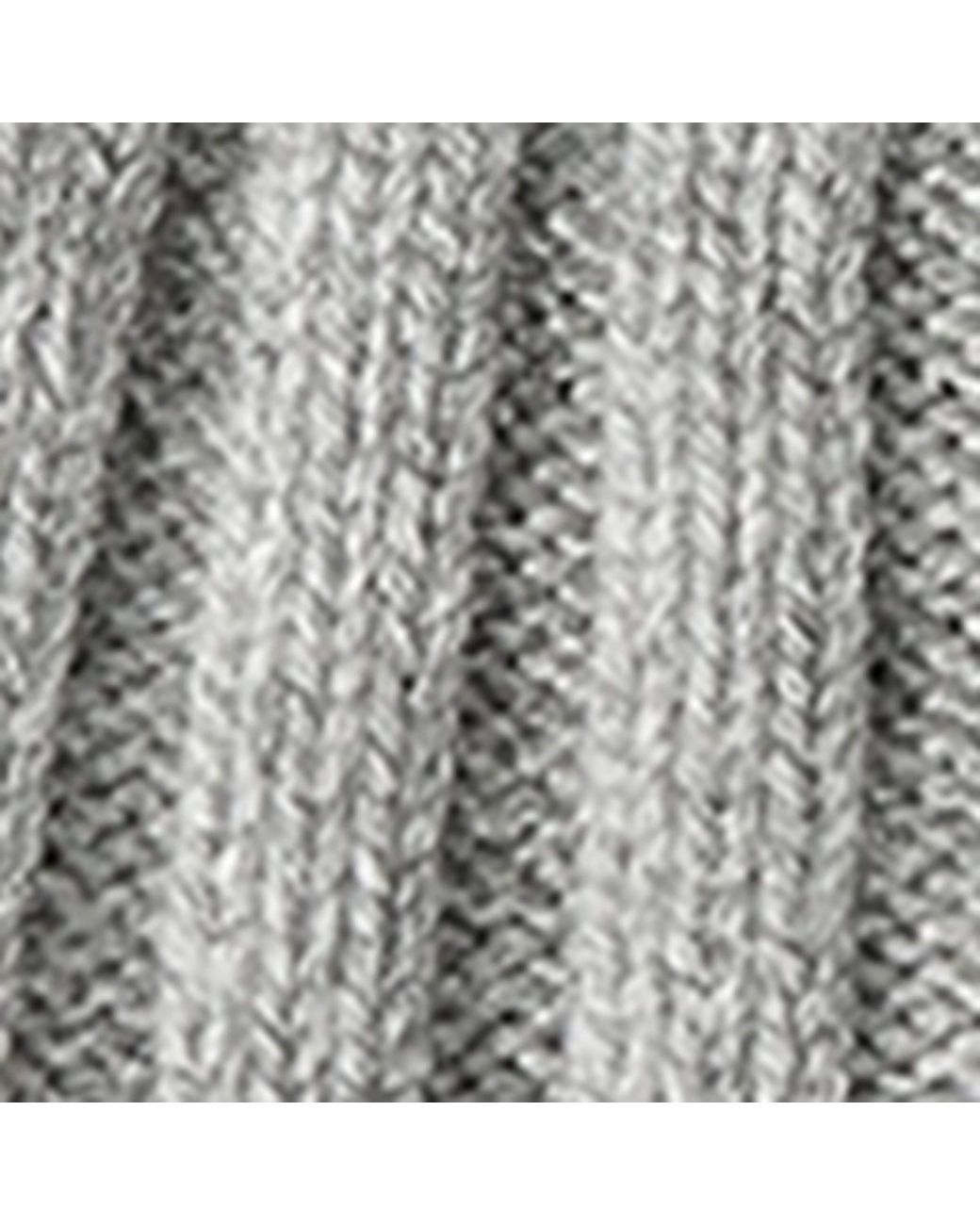 Brunello Cucinelli Gray Cashmere Ribbed Beanie for men
