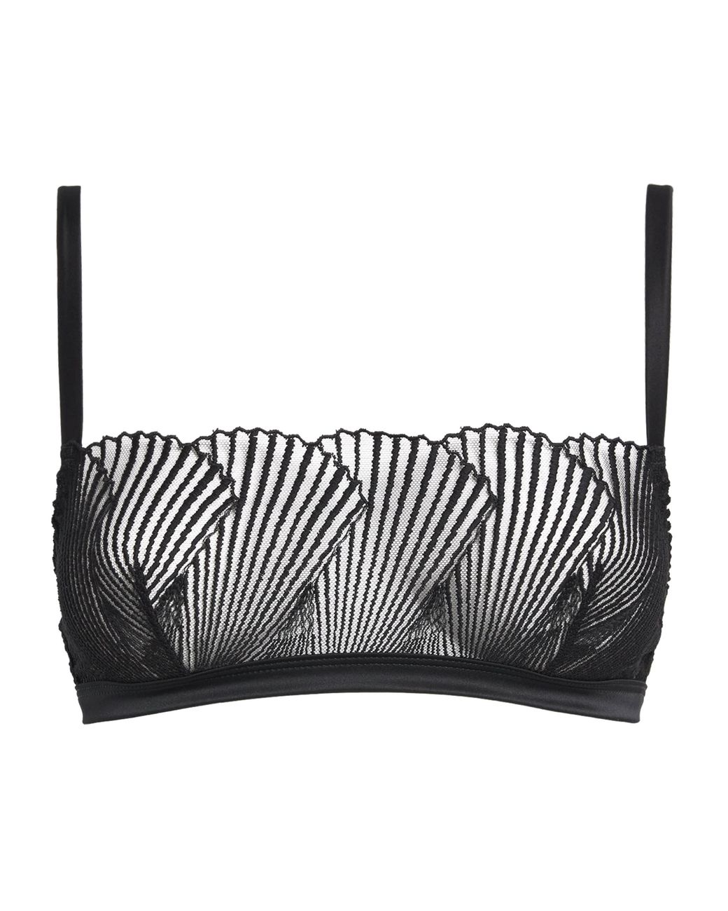 Coco De Mer Black Athena Bandeau Bra