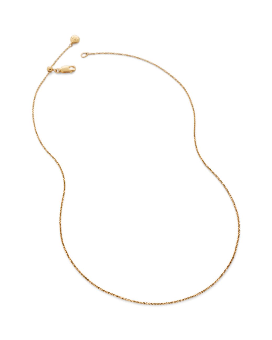 Monica Vinader Metallic Vermeil Fine Chain Necklace