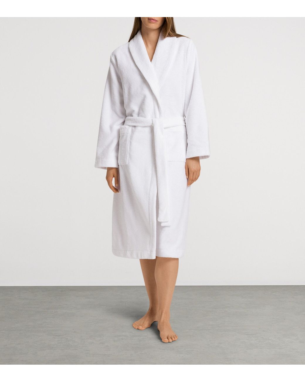 Hanro White Cotton Robe