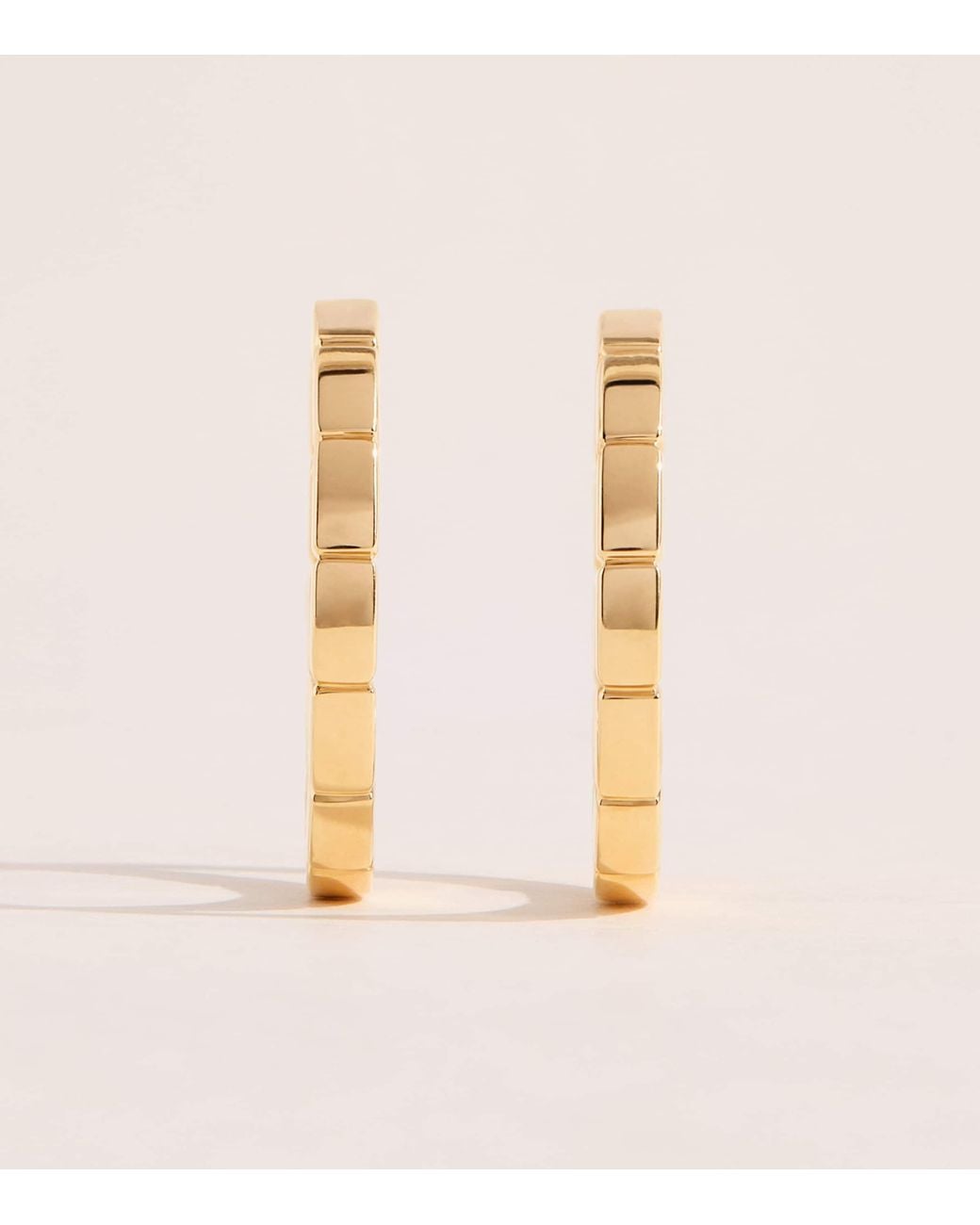 Anita Ko Natural Bunny Hoop Earrings