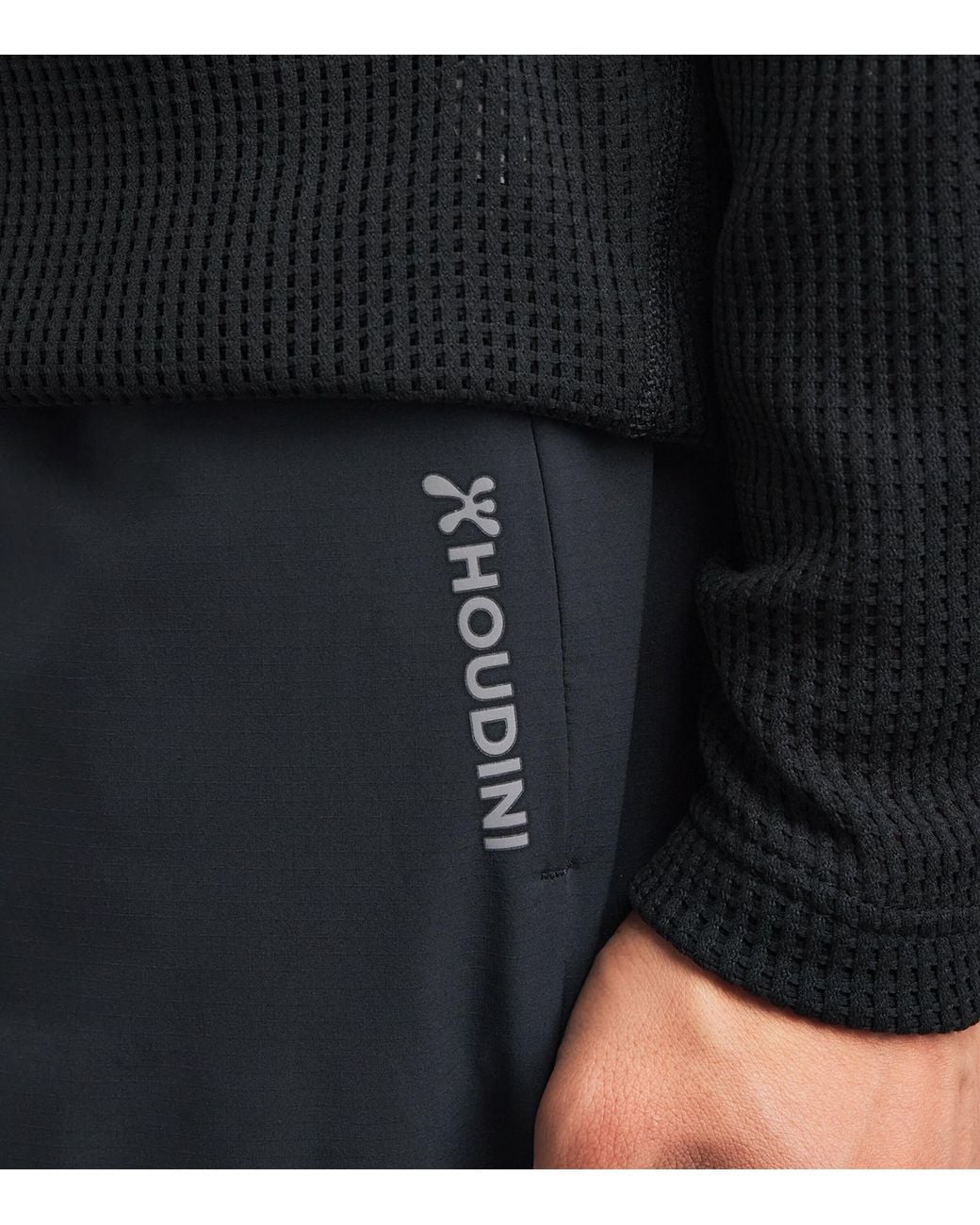 houdini Blue Ripstop Pace Trousers for men