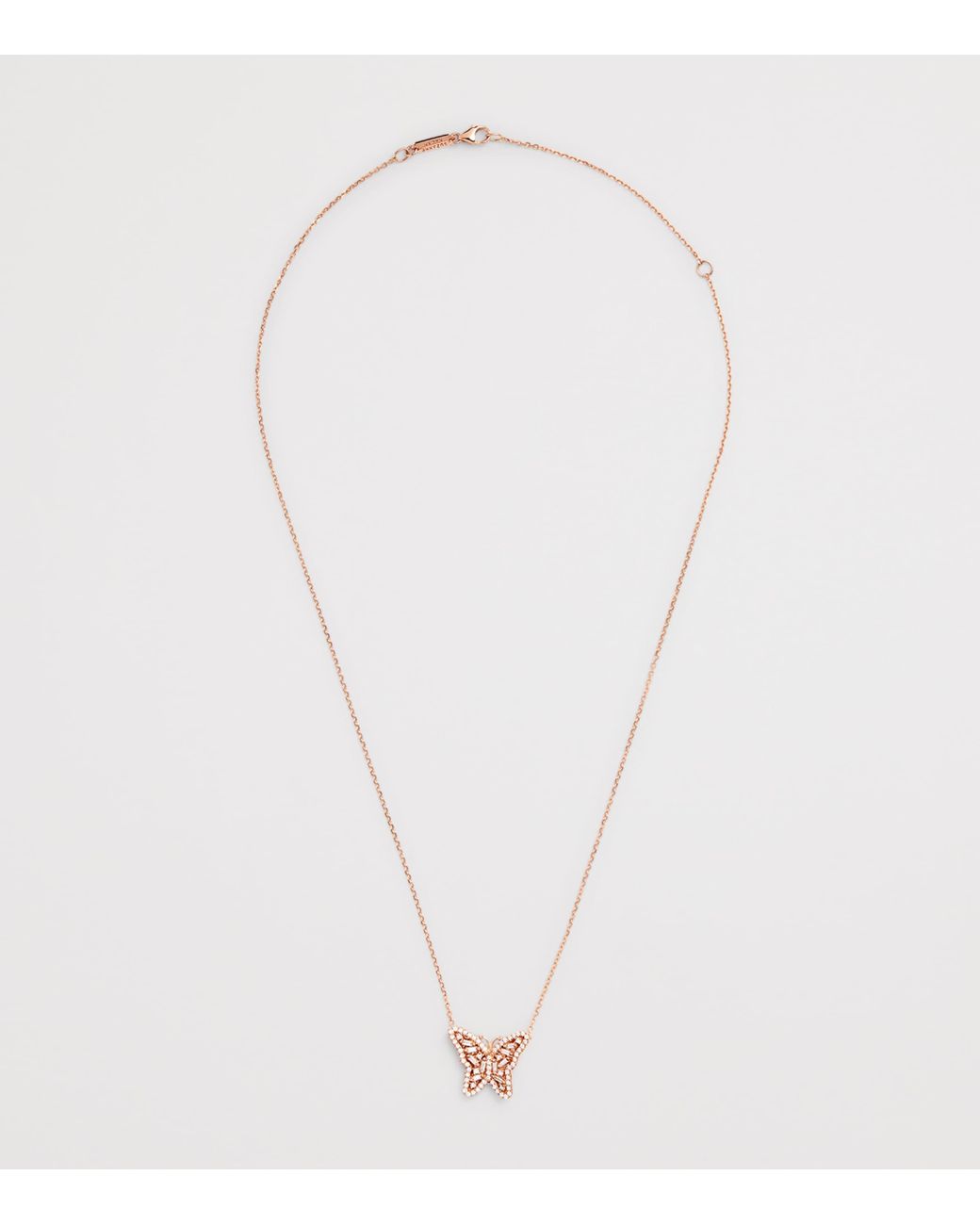 Suzanne Kalan Metallic And Diamond Bold Butterfly Necklace