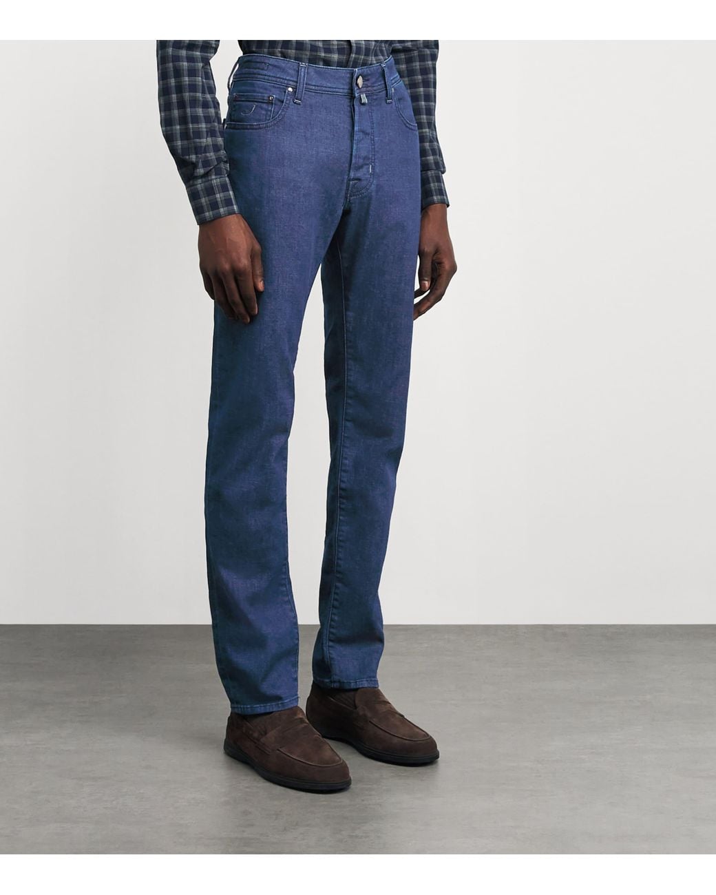 Jacob Cohen Blue Bard Straight Jeans for men