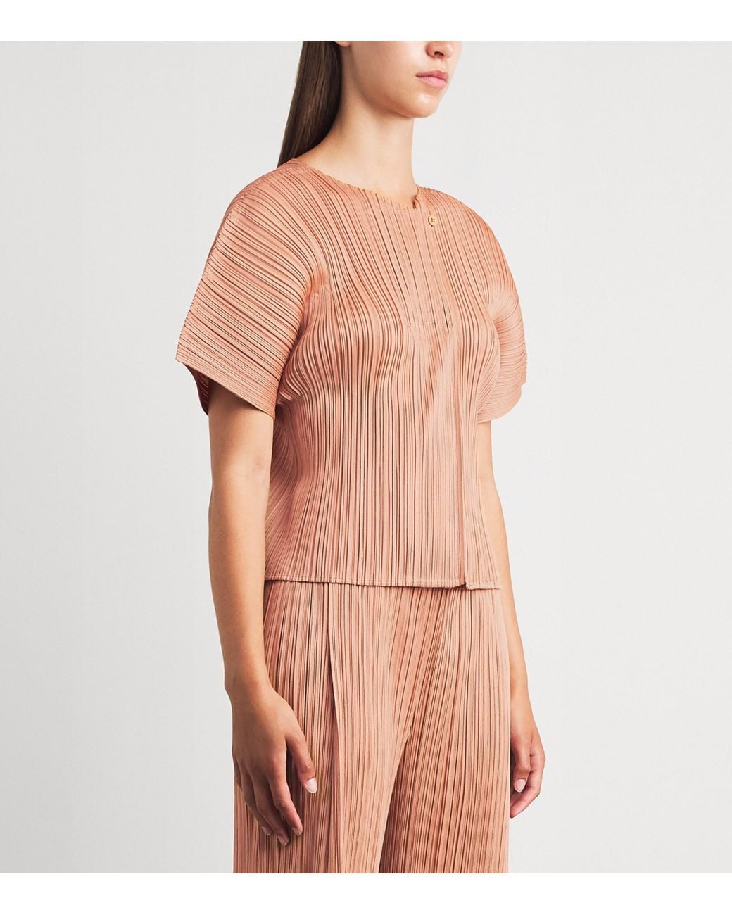 Pleats Please Issey Miyake Pink Monthly Colors June Blouse