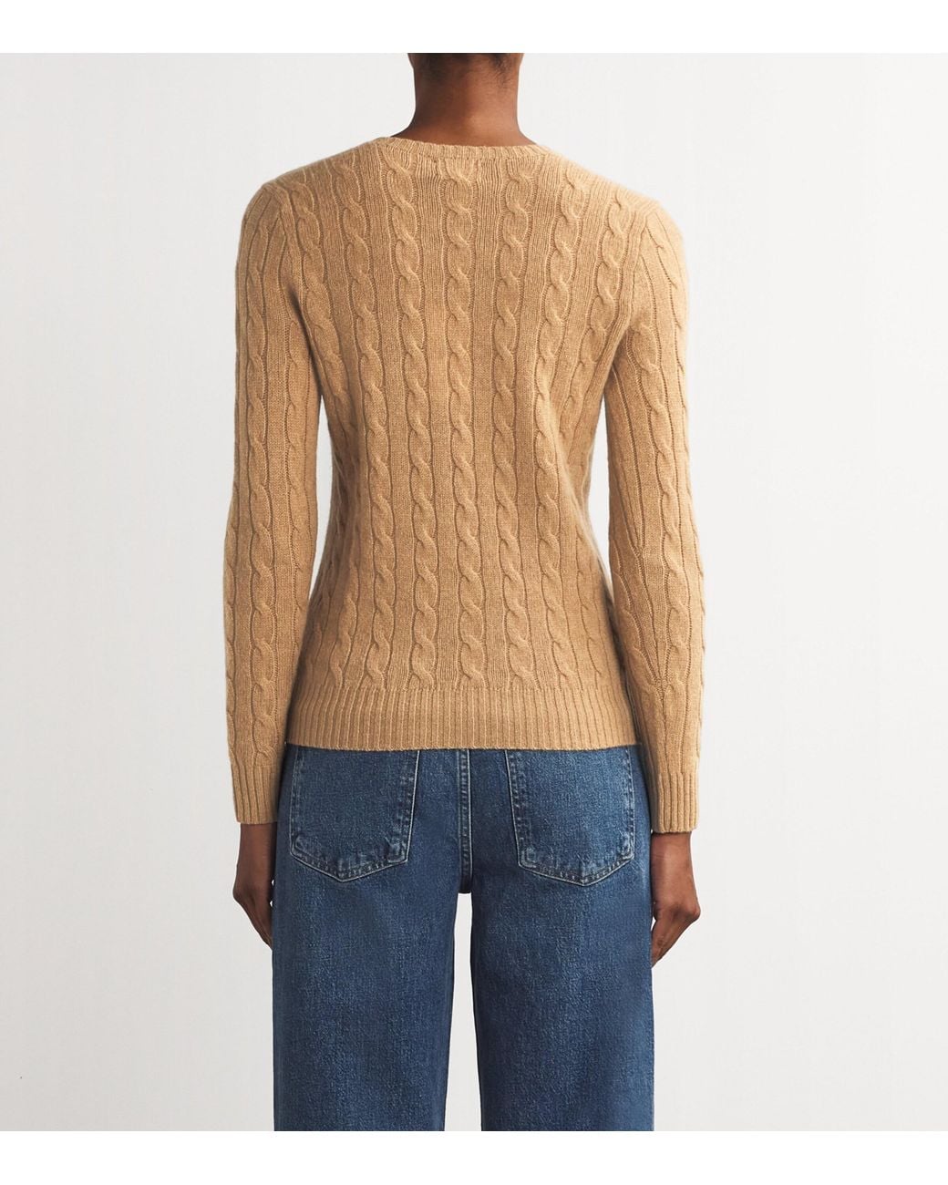 Polo Ralph Lauren Brown Wool-Cashmere Julianna Sweater