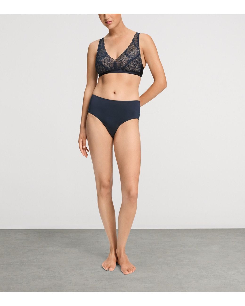 Hanro Blue Azelia Maxi Briefs