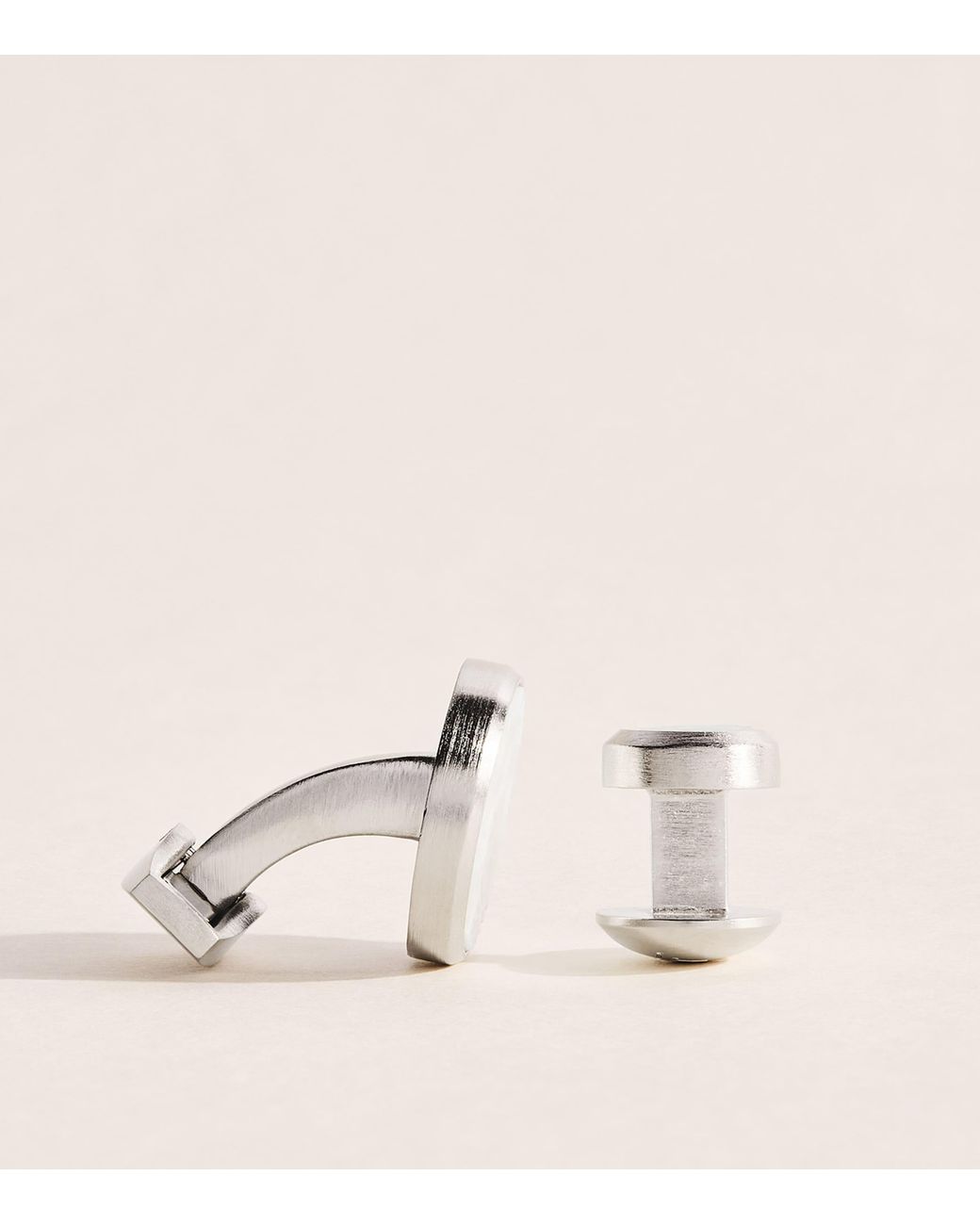 Tateossian Natural Mother-Of-Pearl Asanoha Cufflinks And Studs Set for men