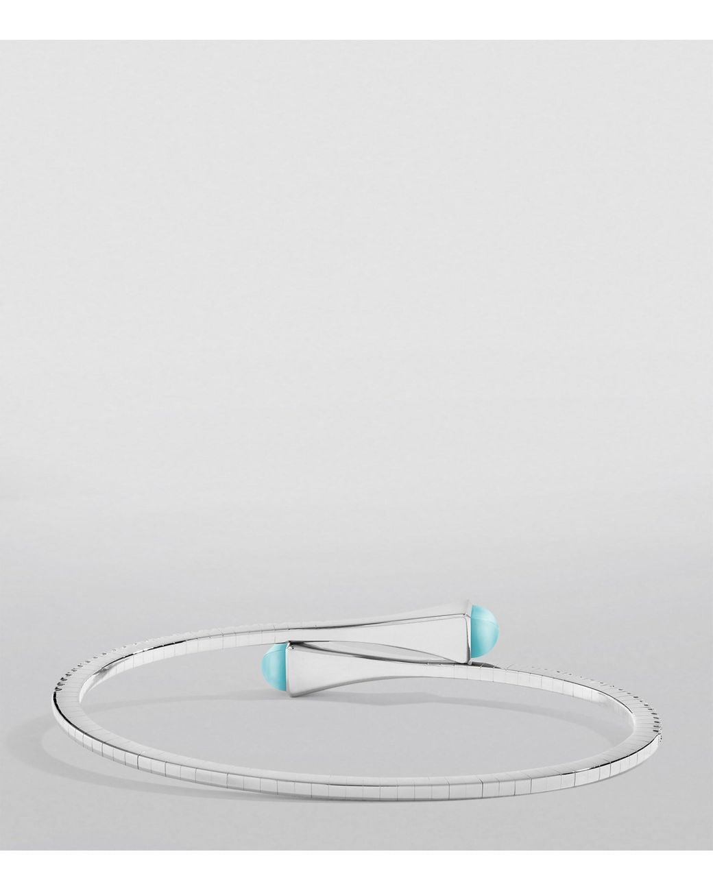 Marli New York White Diamond And Sea Chalcedony Slip-On Bracelet