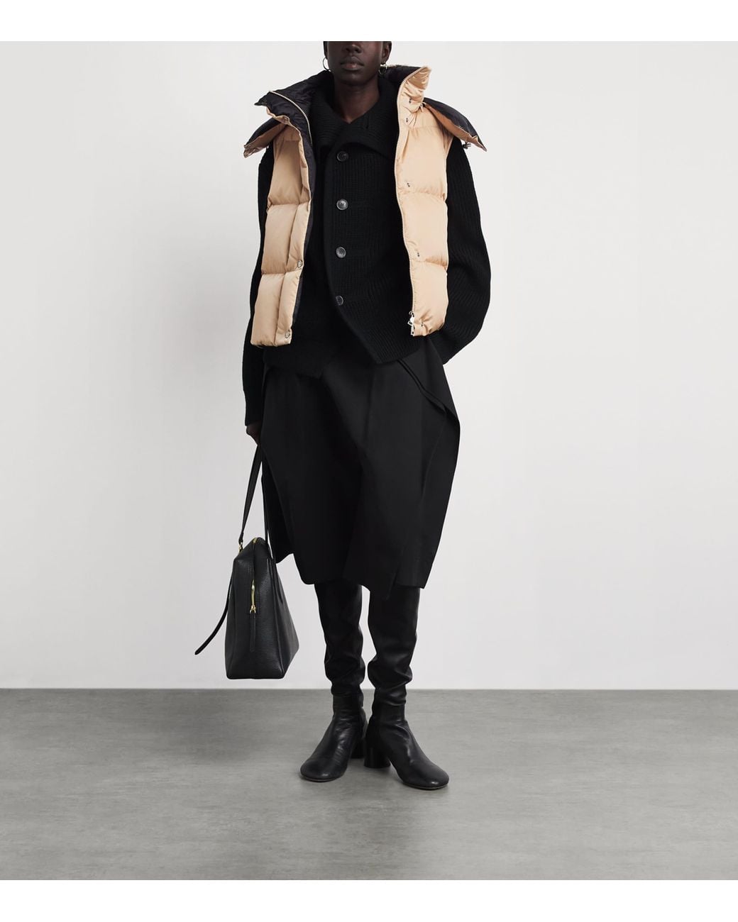 Moncler Natural Down Quilted Macareux Gilet