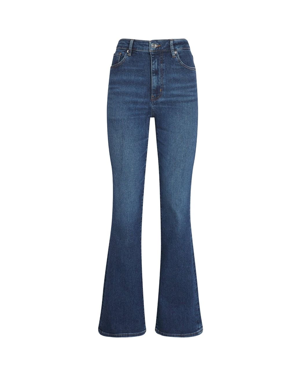 FRAME Blue The Reboot High-Rise Bootcut Jeans